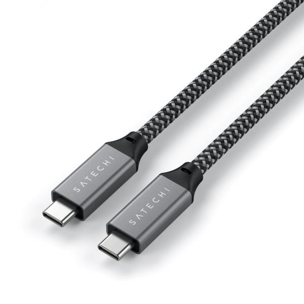 Satechi - USB4-C to C cable (25cm),satechi,usb4c,to,c,cable,(25cm),cabo,usbc,para,usbc,com,technologia,thunderbolt,4,compativel,tambem,com,thunderbolt,3,e,usbc,suporta,carregamento,ate,111w,e,transferência,de,dados,ate,41,gbps