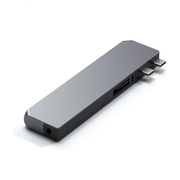 Satechi - Pro Hub Max (space grey),satechi,pro,hub,max,(space,grey),hub,que,encaixa,directamente,nas,2,portas,usbc,de,um,macbook,m1,e,tem,1x,usbc,pd,1x,hdmi,4k,1x,gigabit,ethernet,1x,usbc,data,1x,usb,leitor,micro,e,sd,card,1x,35mm,audi