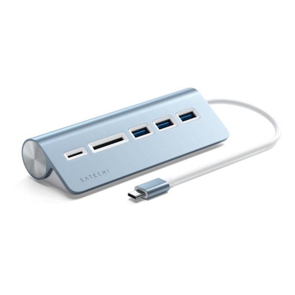 Satechi - USB-C Combo Hub for Desktop (blue)