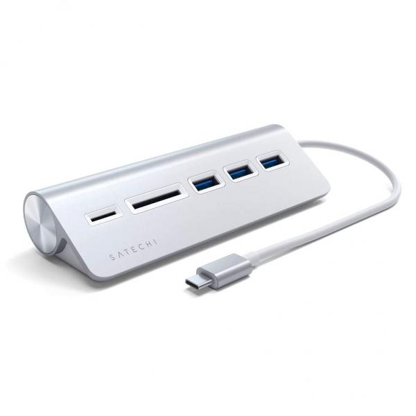 Satechi - USB-C Combo Hub for Desktop (silver)