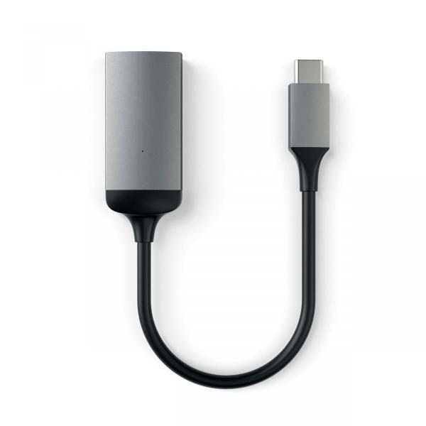 Satechi - USB-C to VGA adapter (space grey),satechi,usbc,to,vga,adapter,(space,grey),adaptador,usbc,vga,permite,ligar,monitores,e,outros,equipamentos,vga,a,computadores,com,porta,usbc