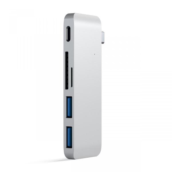 Satechi - USB-C Pass-Through Hub (silver)