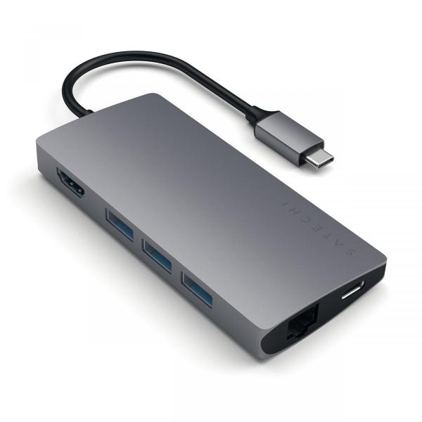 Satechi - USB-C Multiport v2 adapter (space g)