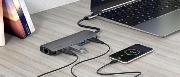 Swissten - USB-C Hub 8in1,swissten,usbc,hub,8in1,hub,em,aluminio,que,liga,por,porta,usbc,e,tem,8,portas:,usbc,pd,(nao,passa,dados),hdmi,4k,gigabit,ethernet,3x,usb3,1x,sd/micro,sd