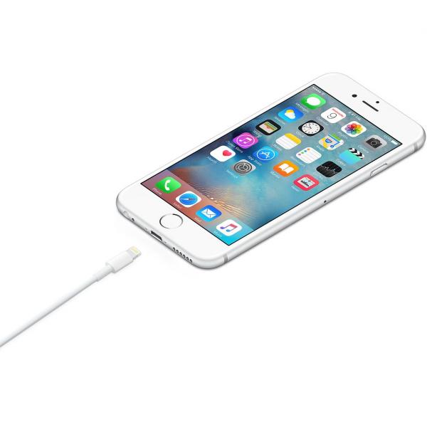 Apple - Cabo Lightning - USB  (1 m) ,apple,cabo,lightning,usb,(1,m),cabo,para,ligar,equipamentos,com,porta,lightning,(iphone,ipad,ipod),a,um,computador,ou,a,um,carregador,usb,tem,comprimento,1,metro