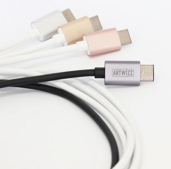 Artwizz - Lightning to USB cable Alu (gold),artwizz,lightning,to,usb,cable,alu,(gold),cabo,lightningusb,com,1,metro,de,comprimento,e,pontas,douradas