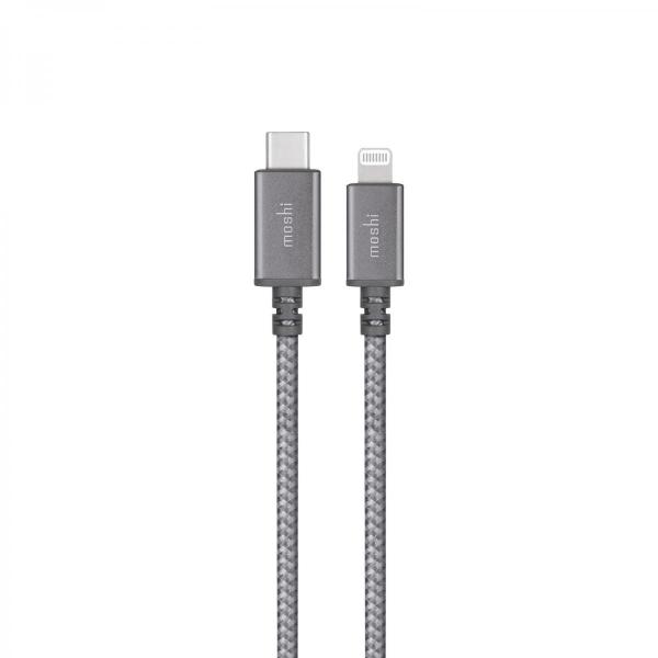 Moshi - Integra USB-C cable with lightning (titanium grey)