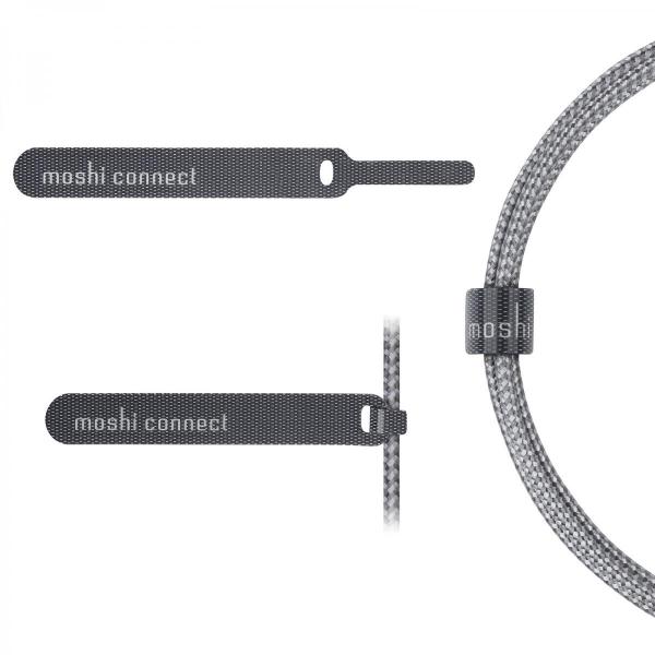 Moshi - Integra USB-C cable with lightning (titanium grey),moshi,integra,usbc,cable,with,lightning,(titanium,grey),cabo,que,liga,a,um,computador,usbc,e,permite,carregar/sincronizar,um,equipamento,com,ficha,lightning,(iphone,ipad),suporta,usbc,pd,e,dados,ate,4