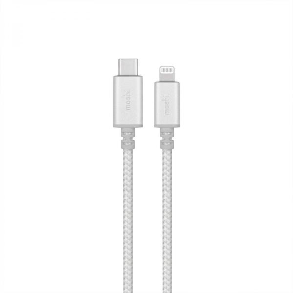 Moshi - Integra USB-C cable with lightning (jet silver)