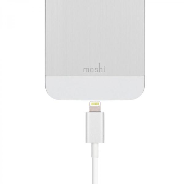 Moshi - USB cable with Lightning Connector (white - 1m),moshi,usb,cable,with,lightning,connector,(white,1m),cabo,usblightning,com,1,metro,de,comprimento,e,pontas,em,aluminio,de,cor,branca,inclui,fitas,velcro,handystrap,para,facilitar,arrumacao,ver,review,a