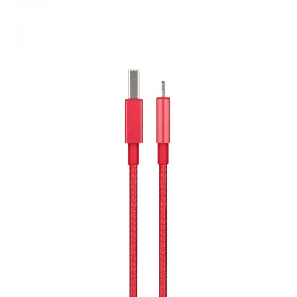 Moshi - Integra Lightning-USB cable (crimson red),moshi,integra,lightningusb,cable,(crimson,red),cabo,lightningusb,o,cabo,e,em,nylon,balistico,com,estrutura,interna,em,kevlar,para,maior,resistência,e,durabilidade,as,pontas,sao,em,aluminio,tem,12,met