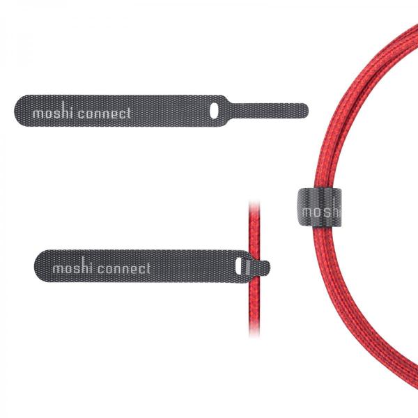 Moshi - Integra Lightning-USB cable (crimson red),moshi,integra,lightningusb,cable,(crimson,red),cabo,lightningusb,o,cabo,e,em,nylon,balistico,com,estrutura,interna,em,kevlar,para,maior,resistência,e,durabilidade,as,pontas,sao,em,aluminio,tem,12,met