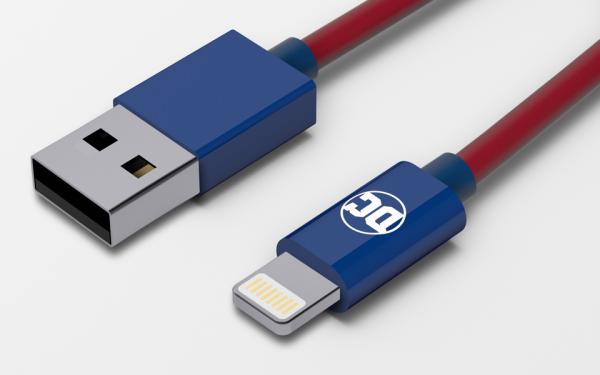 Tribe - Cabo USB-lightning DC Comics (superman),tribe,cabo,usblightning,dc,comics,(superman),cabo,usblightning,de,12m,de,comprimento,e,acessorio,integrado,de,arrumacao