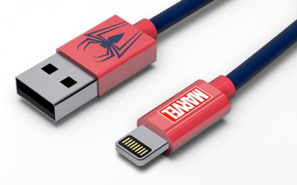 Tribe - Cabo USB-lightning Marvel (spiderman) 