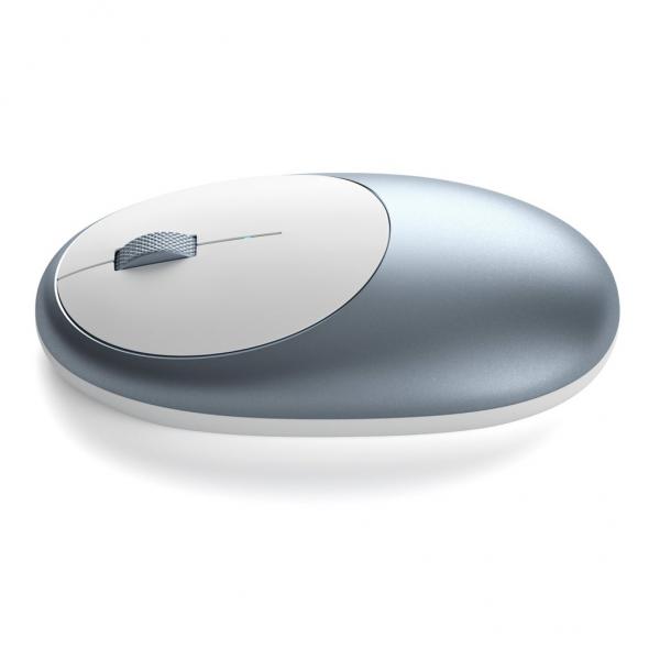 Satechi - M1 Wireless Mouse (blue),satechi,m1,wireless,mouse,(blue),rato,bluetooth,com,2,botoes,+,scroll,wheel,tem,porta,usbc,para,recarregar,inclui,cabo,de,carregamento,usbc,to,usba