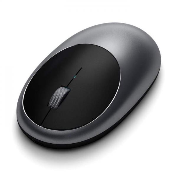 Satechi - M1 Wireless Mouse (space grey),satechi,m1,wireless,mouse,(space,grey),rato,bluetooth,com,2,botoes,+,scroll,wheel,tem,porta,usbc,para,recarregar,inclui,cabo,de,carregamento,usbc,to,usba