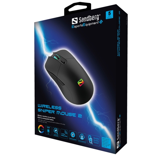 Sandberg - Rato Wireless Sniper 2,sandberg,rato,wireless,sniper,2,rato,que,pode,ser,usado,de,maneira,wireless,(com,um,adaptador,usb,24,ghz,incluido),ou,com,ligacao,usb,tem,luz,na,base,e,roda,botao,parameterizavel,ate,7,cores,resolucao