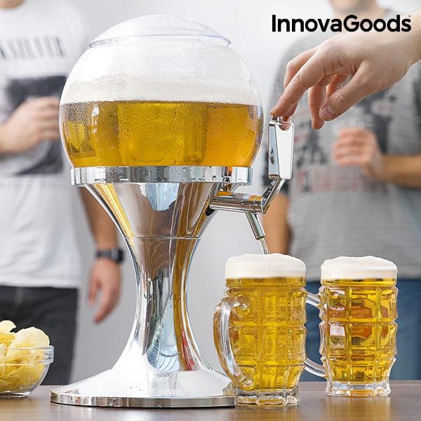 Dispensador de Cerveja Refrigerante Ball,dispensador,de,cerveja,refrigerante,balldispensador,de,cerveja,refrigerante,ball,innovagoods,kitchen,foodies,ideal,para,servir,e,arrefecer,as,bebidas,ja,que,dispoe,no,seu,interior,de,um,compartimento,